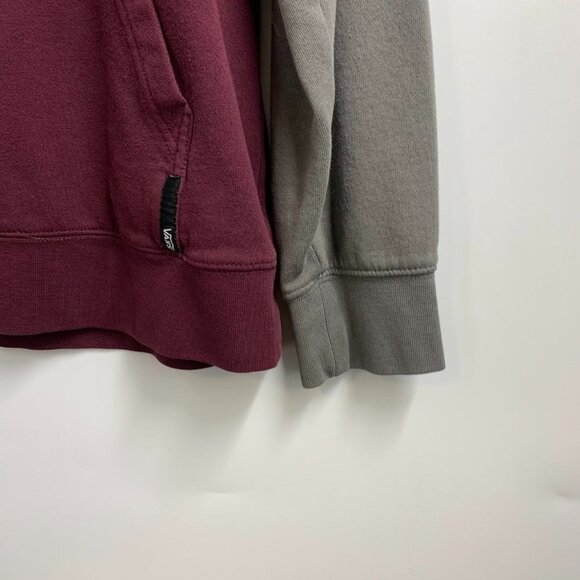 Van's Men's Colorblock Logo Cotton Pullover Long Sleeve Hoodie Sweatshirt Size L - Picture 5 of 11